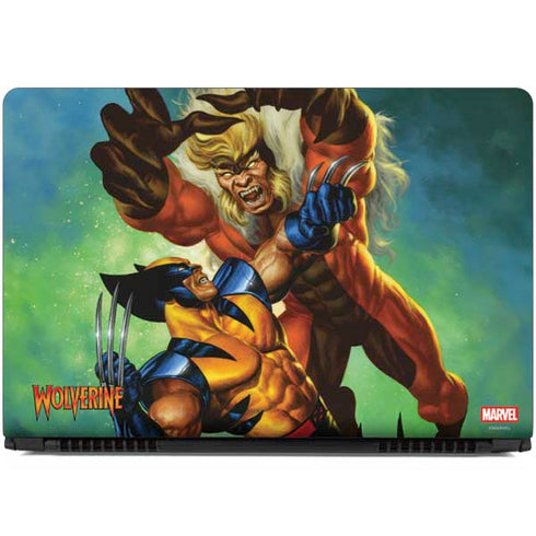 Marvel X-Men Wolverine Vs Sabretooth Dell Inspiron Skin